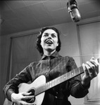 Marylin Bronson with Guitar by East Texas State Teachers College