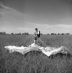 Skydiver and Parachute by East Texas State University
