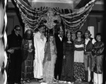 Students in Costume at Mardi Gras Masquerade by East Texas State Teachers College