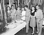 Cake at U.S.O. Party by East Texas State Teachers College
