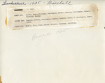 Baseball Team, Reverse by East Texas State Teachers College