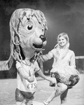 Papier-mâché Lion Mascot by East Texas State University
