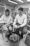 Students Cleaning Cotton by East Texas State University