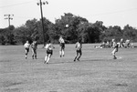 Soccer Player Hitting Ball with Head by East Texas State University