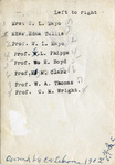 East Texas Normal College Faculty, Reverse by East Texas Normal College