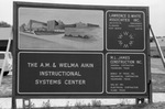 A.M. and Welma Aikin Instruction Systems Center Construction Sign by East Texas State University