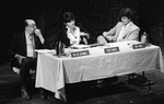 C.W. Leftwich, Joyce Kaiser, and Hal Theis by East Texas State University