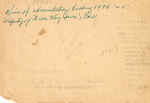 Students with College Hall Rubble, Reverse by East Texas Normal College