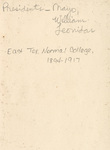 President William Leonidas Mayo, Reverse by East Texas Normal College