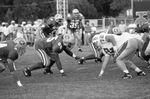 Scott Dean on the Line of Scrimmage by East Texas State University