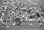 Billy Watkins Preparing to Kick the Ball by East Texas State University