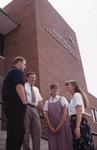 People in Front of Frank Young Education North by Texas A&M University-Commerce