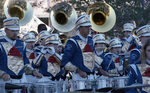 Pride Marching Band Percussionists at Bois D'Arc Bash by East Texas State University