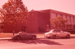 Art Building Exterior and Parked Cars by East Texas State College