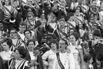 Marching Band in Stands by East Texas State University