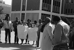 David Arlington Talbot Speaking at Apartheid Protest by East Texas State University