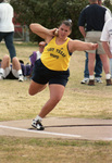 Student Shot Putting by East Texas State University