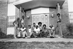 Kappa Alpha Psi Fraternity Members, Front by East Texas State University