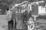 Group Photo with Historical Marker by East Texas State University