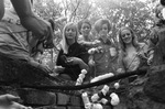 Kappa Delta Sorority Members Roasting Marshmallows by East Texas State University