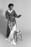 Woman with Chair in Period Costume by East Texas State University