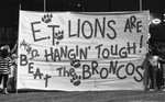 E.T. Lions Are Hangin' Tough! Breakaway Banner by East Texas State University