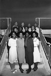 Delta Sigma Theta Group Members on Stairs by East Texas State University