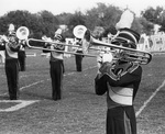 Pride Marching Band Trombone Player, Front by East Texas State University