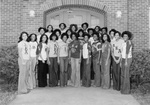 Alpha Kappa Alpha Members Outside Sorority House, Front by East Texas State University