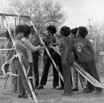 Delta Sigma Theta Sorority Members Building Playset by East Texas State University