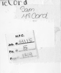 Sam McCord, Reverse by East Texas State University