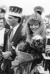 Homecoming King and Queen, Billy Allison and Cindy Ray, Front by East Texas State University