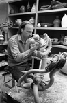 James Watral Constructing Ceramic Sculpture by East Texas State University