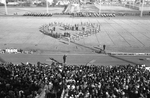Marching Band in Heart Formation by East Texas State College