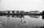 View of Creative Arts Village from Pond by East Texas State University