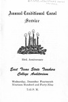 Annual Traditional Carol Service