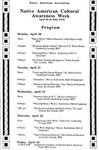 Native American Cultural Awareness Week by Native American Association