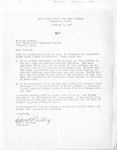 Letter from Sam H. Whitley to Faculty Members, 1942-01-05 by Samuel Henry Whitley