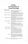 ETSU: A Proud Part of Texas Heritage by East Texas State University