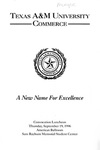 Texas A&M University-Commerce Convocation Luncheon Program by Texas A&M University-Commerce