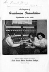 A Program of Freshman Orientation by East Texas State Teachers College