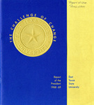Report of the President by East Texas State University