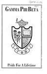 Gamma Phi Beta: Pride for a Lifetime by Texas A&M University-Commerce