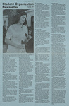 Student Organization Newsletter, 1977 by East Texas State University
