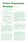 Student Organization Newsletter, 1979-04 by East Texas State University