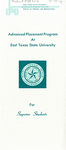 Advanced Placement Program at East Texas State University by East Texas State University