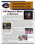 Department of Residence Life Newsletter by Texas A&M University-Commerce