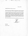 Memo from James G. Gee to Faculty, 1954-06-17 by East Texas State Teachers College